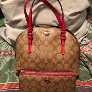 Coach purse and wallet
